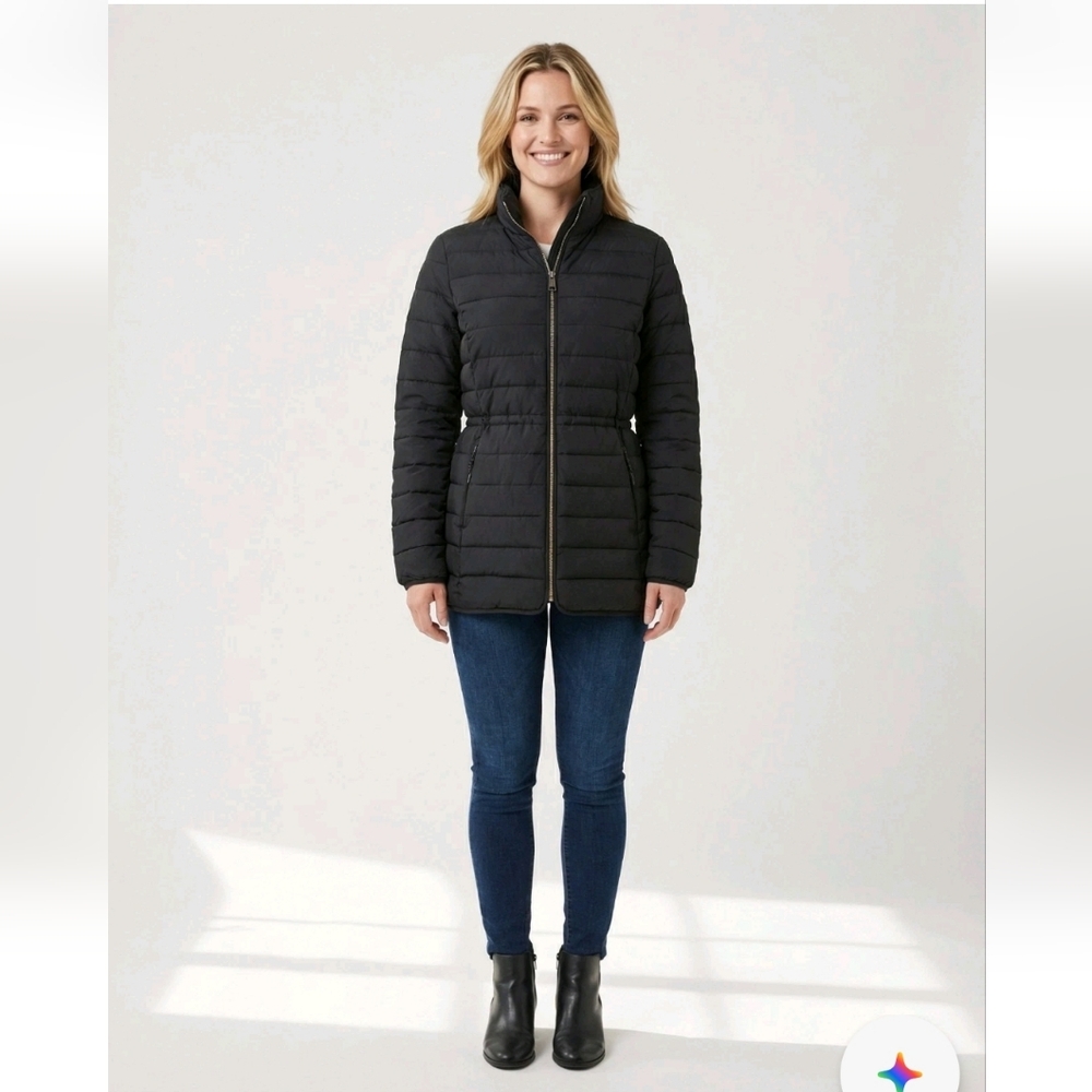 Nautica Women's Black Puffer Jacket